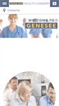 Mobile Screenshot of geneseehealthcareers.org